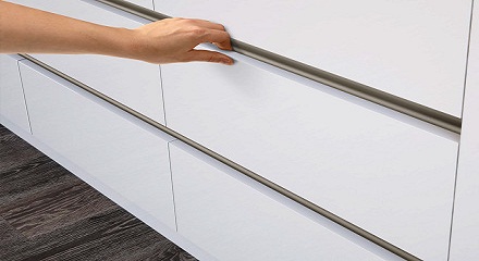 نصب و انواع دستگیره مخفی درب کابینت