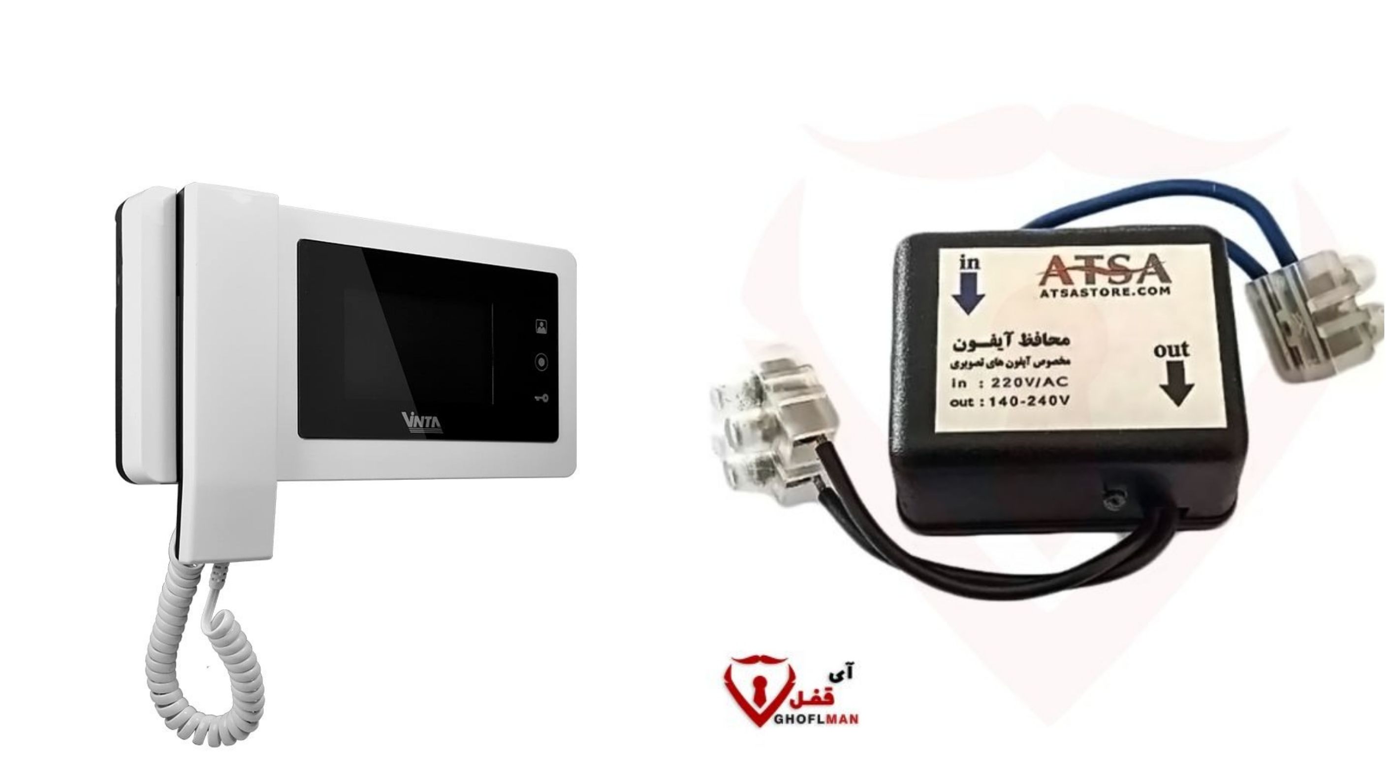 محافظ برق آیفون تصویری سوئیچینگ تسا مدل 4090