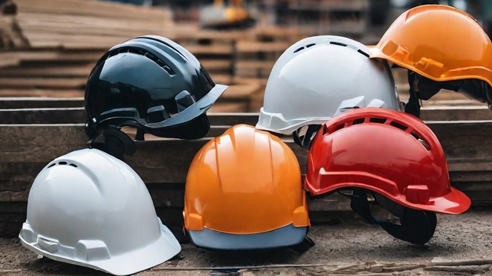 رنگ کلاه ایمنی در کارگاه ساختمانی