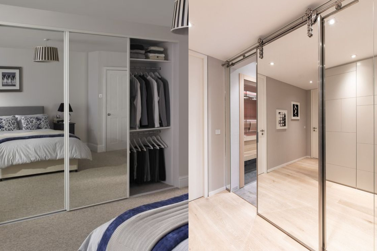 آینه ریلی کمد