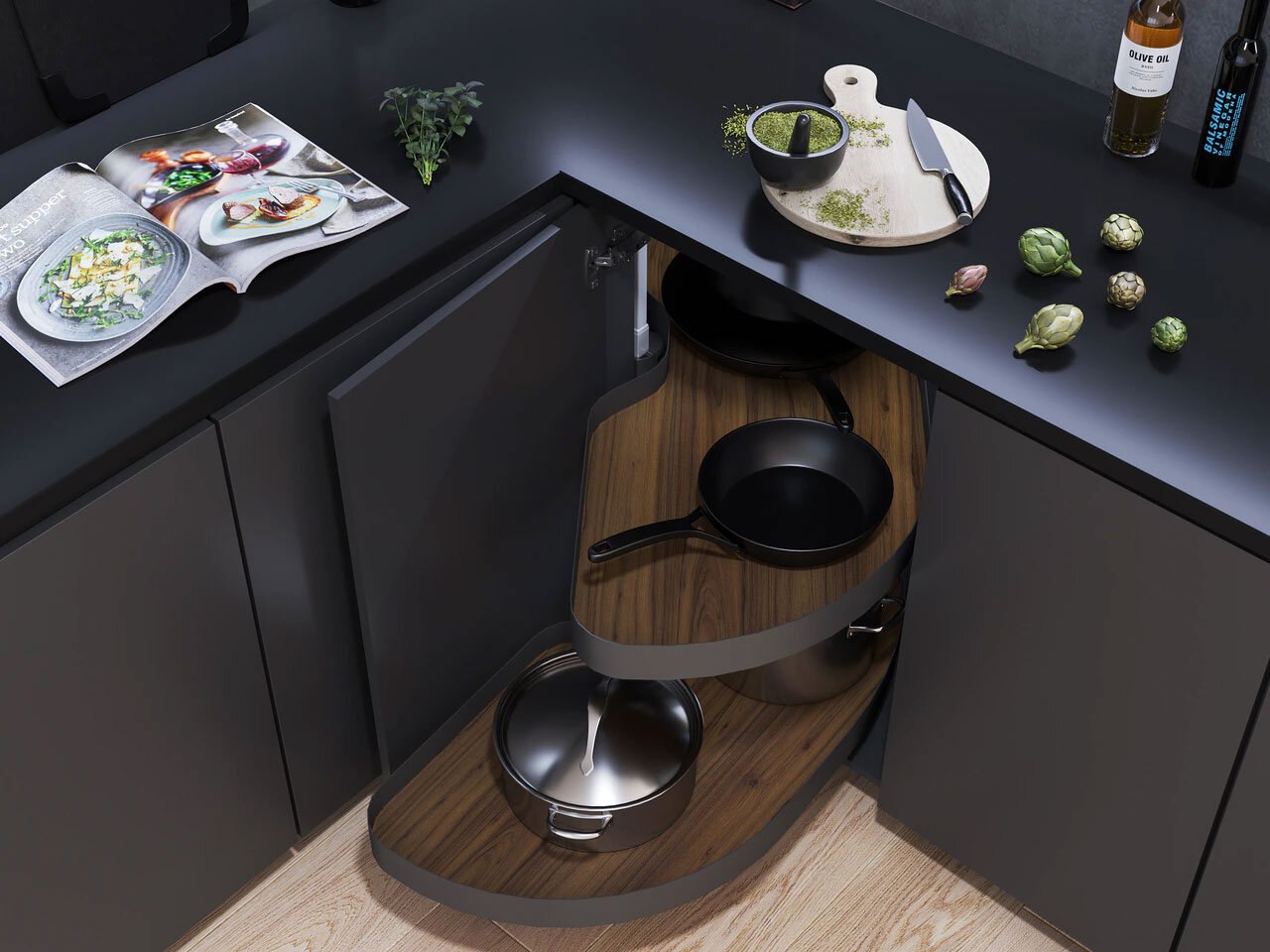 انواع کرنر کابینت