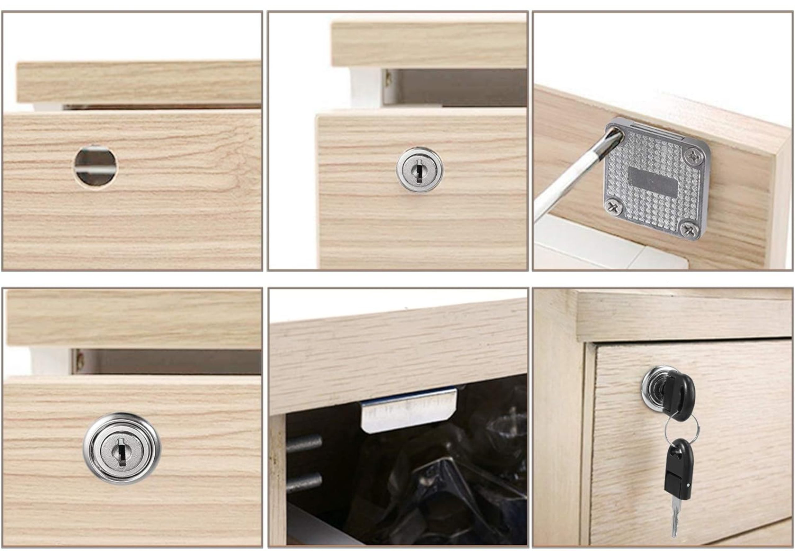 آموزش نصب قفل ام دی اف تک پله