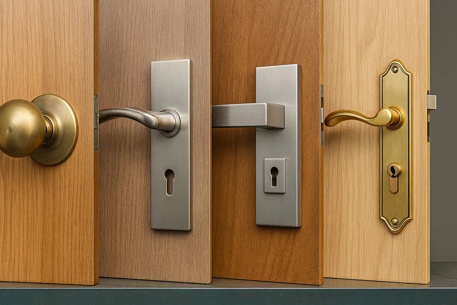 مراحل رنگ آمیزی دستگیره درب