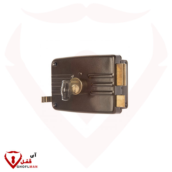 قفل حیاطی طرح ایزو با سیلندر کامپیوتری 7 ساچمه‌ 117 منیرصنعت MONIR SANAT