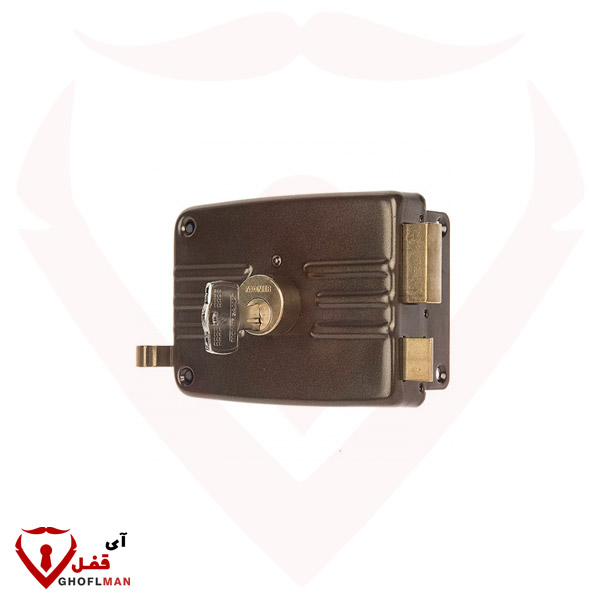 قفل حیاطی طرح ایزو با سیلندر پله‌ای 10 ساچمه‌ 116 منیرصنعت MONIR SANAT