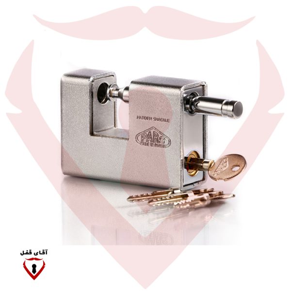 قفل کتابی 1000SX روپوشدار کلید چهارپر پارس قفل (عمده)