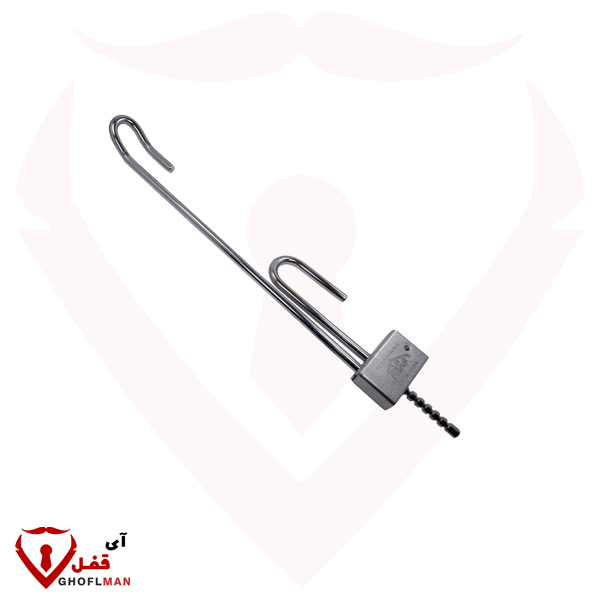 قفل پدال به فرمان روپوشدار با کلید کامپیوتری پارس قفل