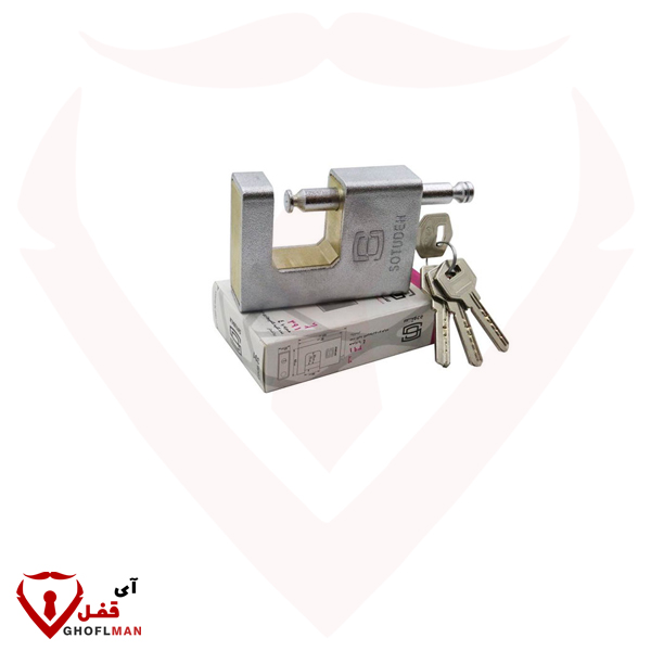 قفل کتابی 900 پاترول روکشدار کد 391 ستوده SOTUDEH (24عددی)