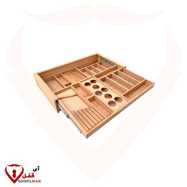 جا قاشقی دو طبقه داخل کشو راش خارجی تانسو TANSU