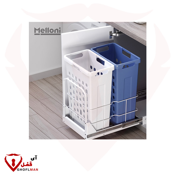 سبد البسه چرک کد ۹۱۵۵ ملونی MELLONI