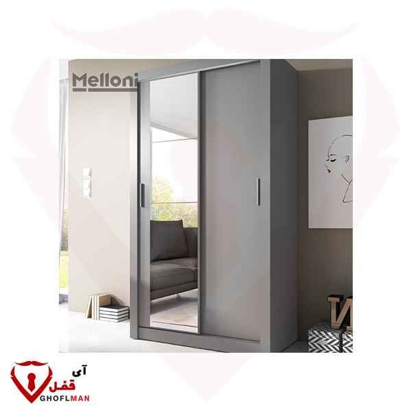 مکانیزم تاپ لاین تو کار اسلیم 2  درب ملونی MELLONI