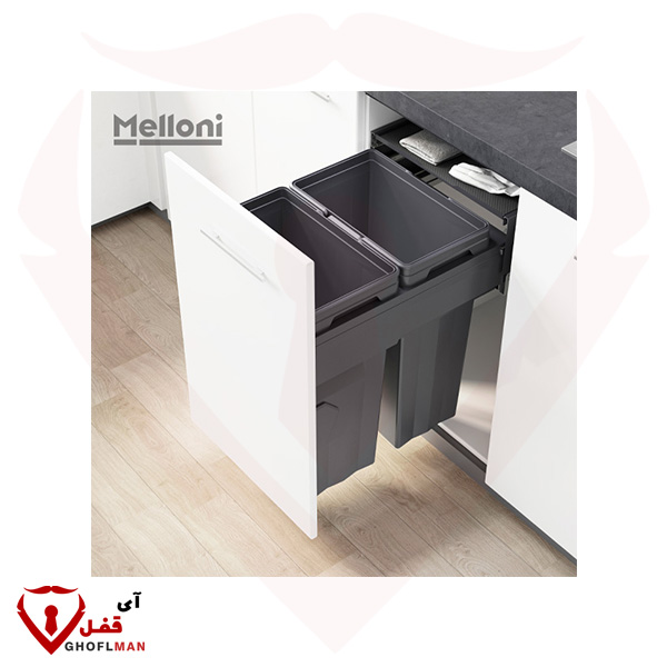 سطل ۲قلو Max Bin کد۹۰۲۰ ملونی MELLONI