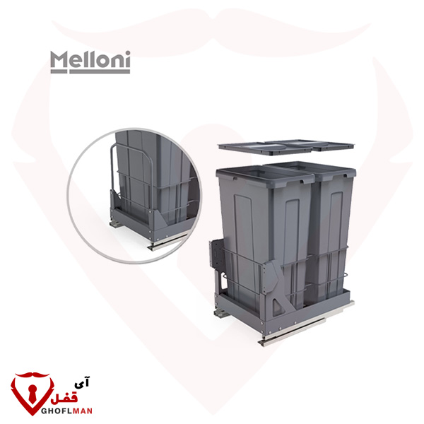 سطل ۲ قلوFree Style کد۹۰۲۶ ملونی MELLONI