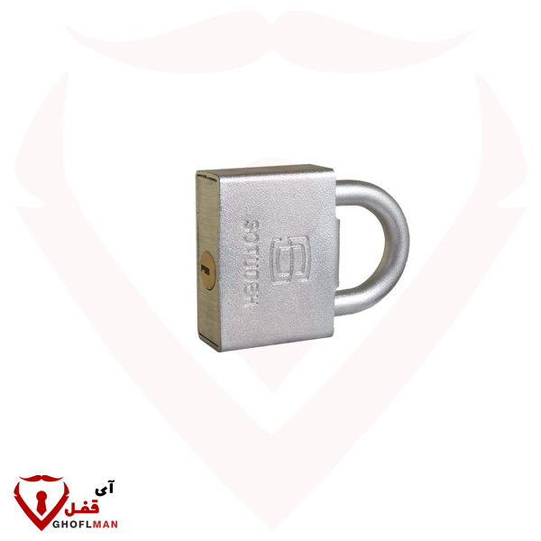 قفل آویز 60 تخت روکشدار آلومینیومی کد 051 ستوده SOTUDEH (24عددی)