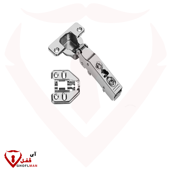 لولا آرام بند steel Stainless روکار کلیپیسی 110 درجه با پایه چهارپیچ کدA081 فانتونی FANTONI