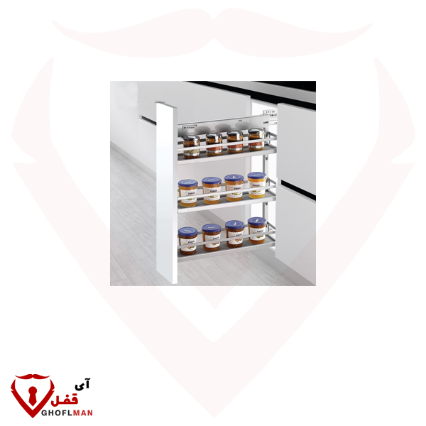 سوپر پهلو  3 طبقه (جای بطری و ادویه)  WB2348 ملونی MELLONI