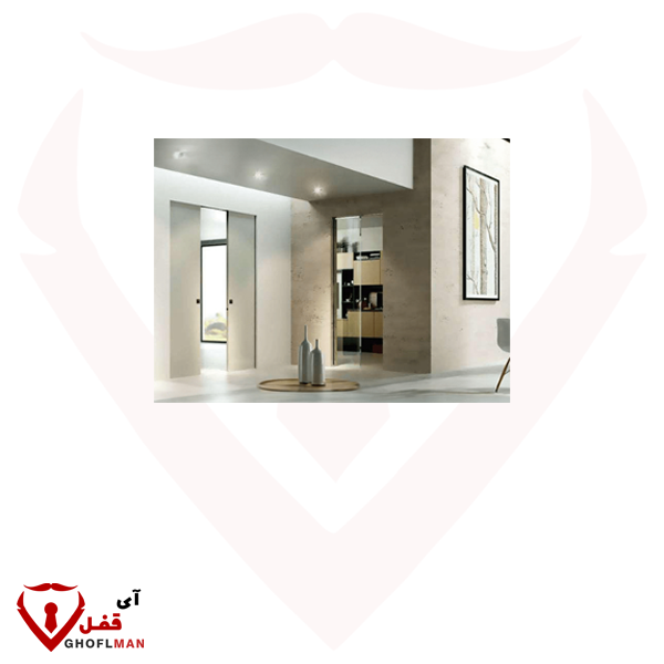 مکانیزم دو درب ریلی متقارن برقی مدل مگنتیک سینکرونایز پاکت در چوبی کد: K094 فانتونی FANTONI