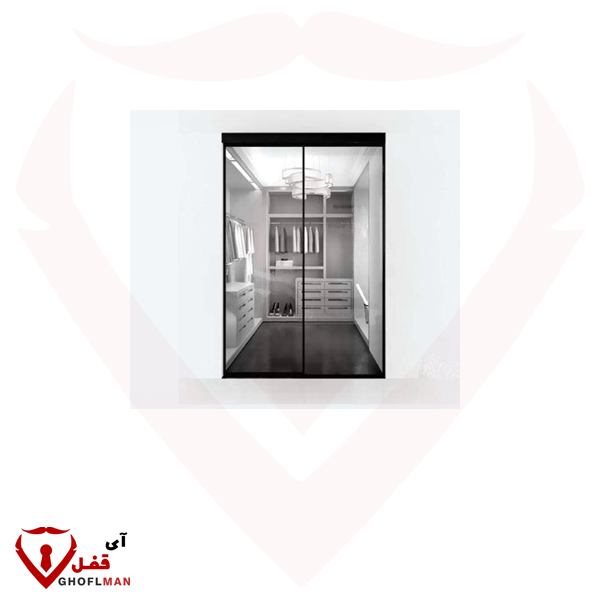 مکانیزم تاپ لاین Roof Hang تک درب با پروفیل آلومینیوم عرض حداکثر 120 کد: K100 فانتونی FANTONI