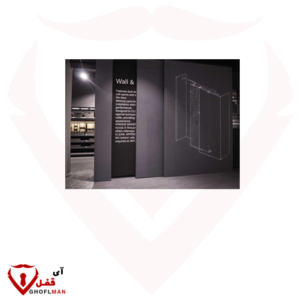 مکانیزم درب ساختمانی مخفی توکار چوبی تک درب 70 کیلوگرم ریلی اتوبوسی فانتونی FANTONI