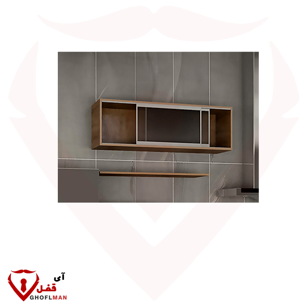 مکانیزم هوایی درب ریلی شیشه ای توکار دو درب 120 سری 2 کد C-722  فانتونی FANTONI