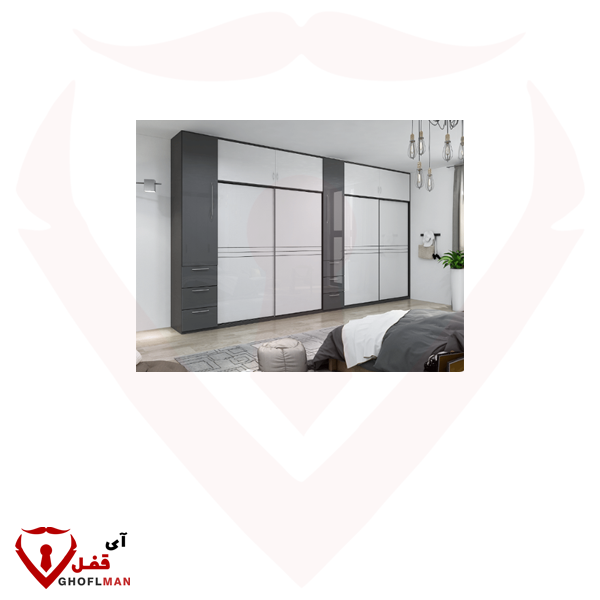 مکانیزم تاپ لاین RM2 دو درب توکار با عرض حداکثر ۳۰۰ کد: K323  فانتونی FANTONI