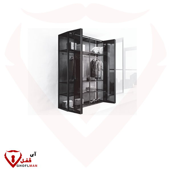 مکانیزم درب تاشو وینگ لاین درب پروفیل آلومینیومی سری 500 پروفشنال کد: K016  فانتونی FANTONI