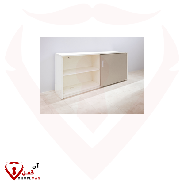 تاپ لاین سبک سقفی دو درب بدون پروفیل کف جهت درب های چوبی کد: K018  فانتونی FANTONI