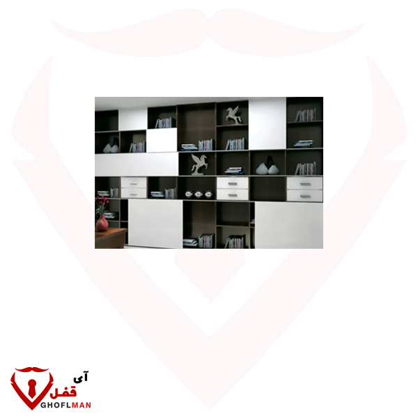 مکانیزم درب کمدی خطی ریلی جهت دکور TV ، کمد و کتابخانه کد: K081  فانتونی FANTONI