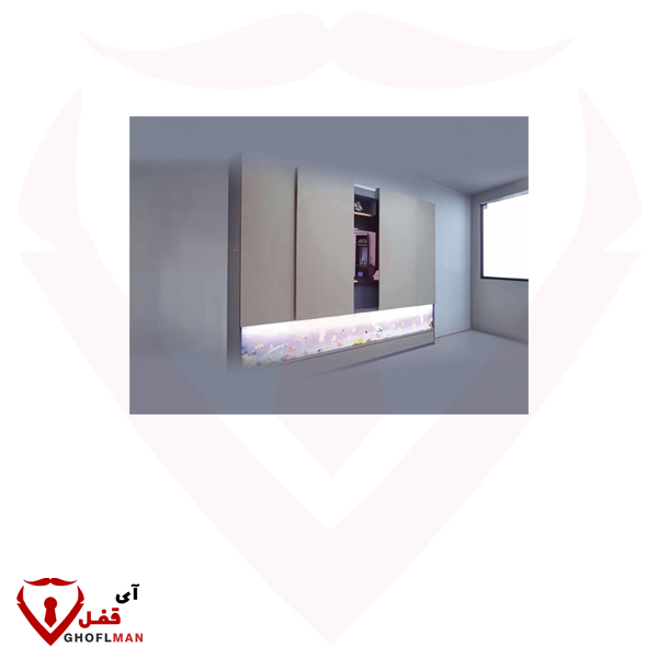 مکانیزم این لاین خطی برقی وال هنگ دیواری کابینت و کمد چهار درب مدل سینکرونایز متقارن  فانتونی FANTONI