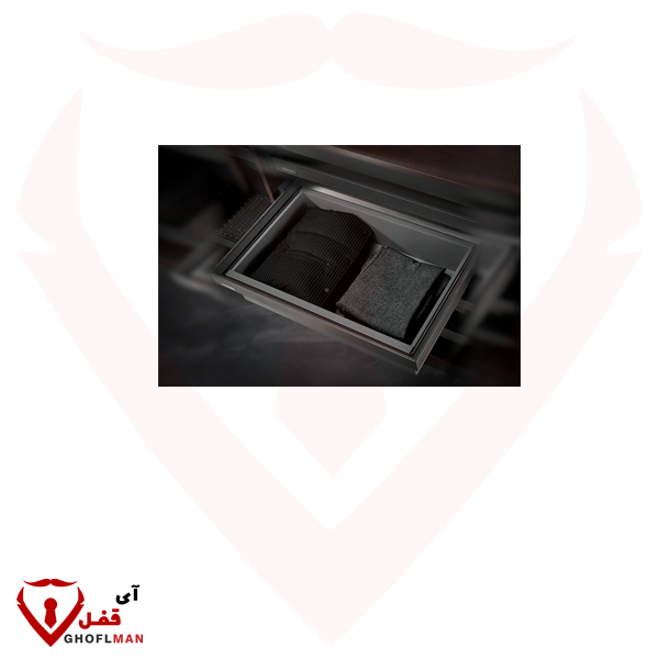 سبد چرمی ریلی داخل کمد لباس فانتونی FANTONI