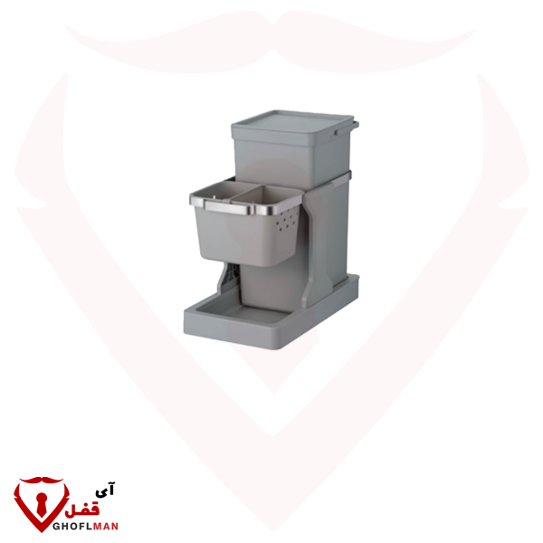 سطل ۱ قلو زیر سینگ ریلی به همراه سبد کد 9174 ملونی MELLONI