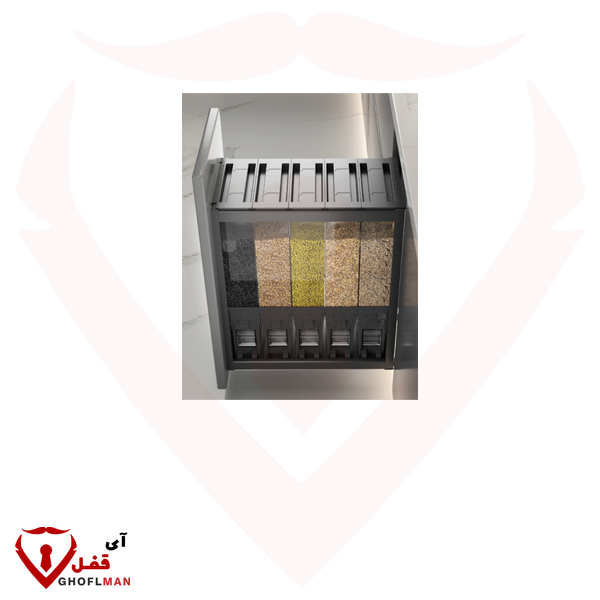 مخزن نگهداری برنج و حبوبات ریز کد 9216 ملونی MELLONI