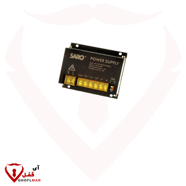 منبع تغذیه قفل بدون باطری کد P12V5_52 سارو saro