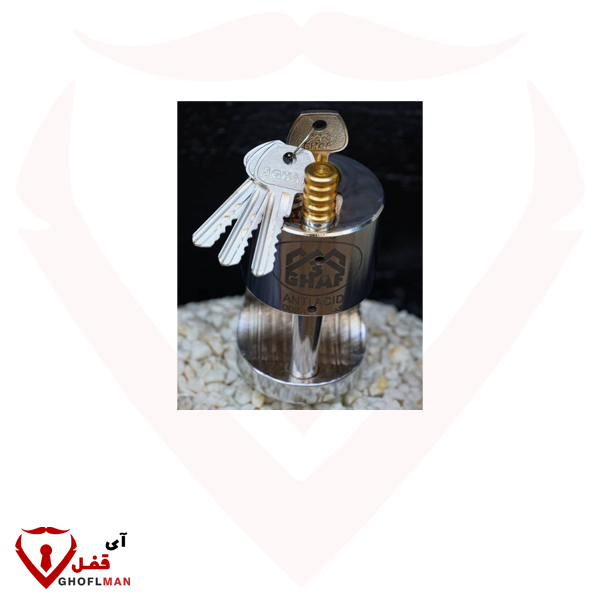 قفل استوانه ای کلید دو شیار 95 سه قاف 3 GHAF