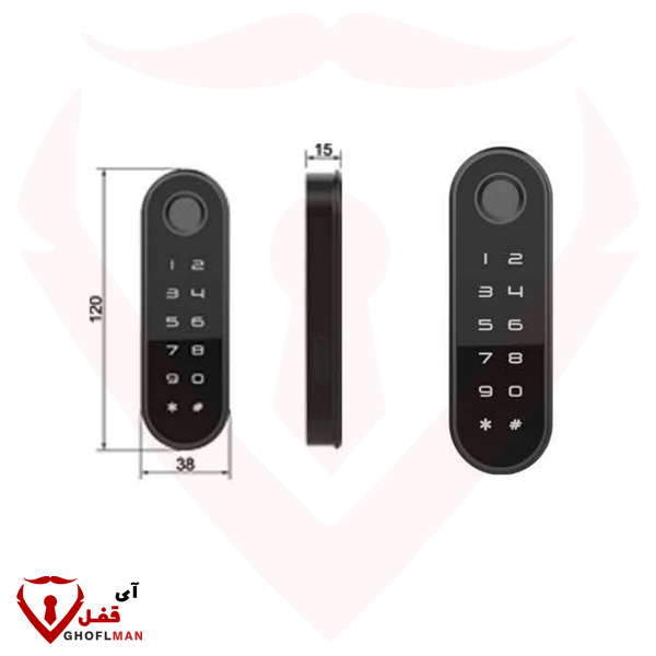 قفل استخری کد BG120 بلو BLUE