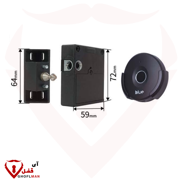 قفل استخری کد BG121 بلو BLUE