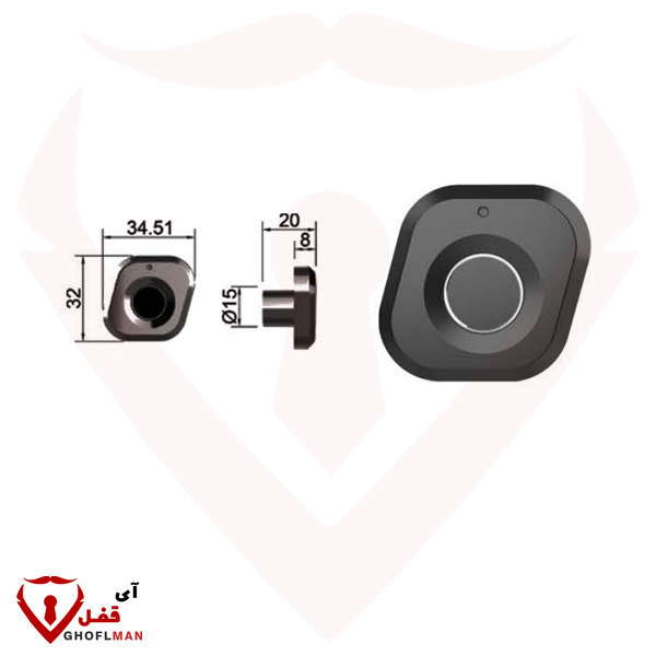 قفل استخری کد BG111 بلو BLUE