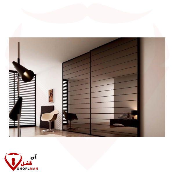 مکانیزم درب ریلی این لاین آرام بند کد BT2 بلو BLUE