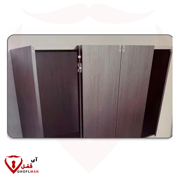 مکانیزم درب ریلی خطی آکاردئونی آرام بند کد BT4 بلو BLUE