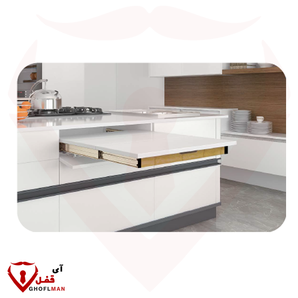 مکانیزم میز کشویی صبحانه خوری کد BT21 بلو BLUE