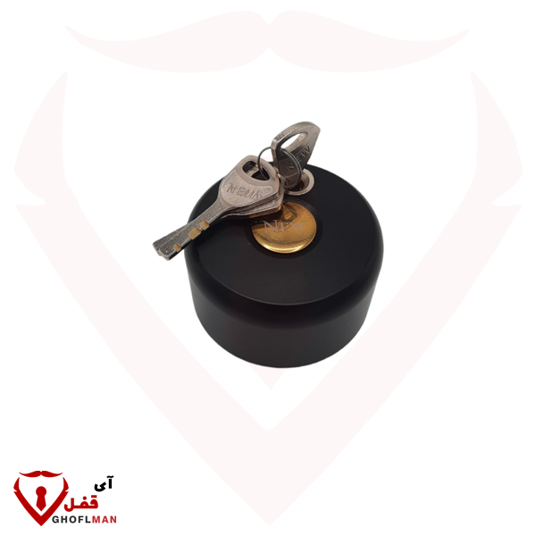 قفل گرد پشت بسته روکش دار برند نیو NEW