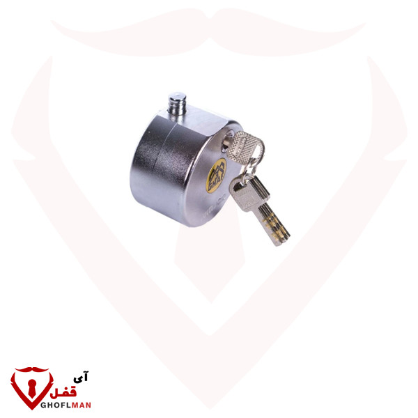 قفل گرد 80 پشت بسته کلید دو شیار پات paat (عمده)
