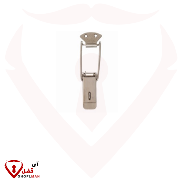 قلاب (کلمپ) بزرگ فنر دار میله خم جا قفل دار و ساده جهان استیل JAHAN STEEL (عمده)