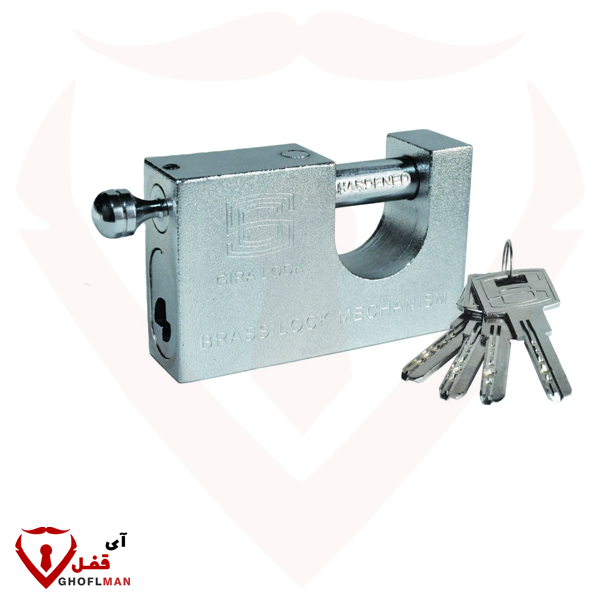قفل کتابی 100 فولادی کد 0100 گیرا Gira